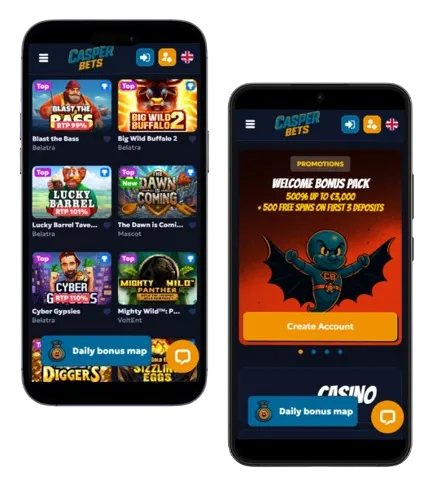 CasperBets Casino Mobile Performance
